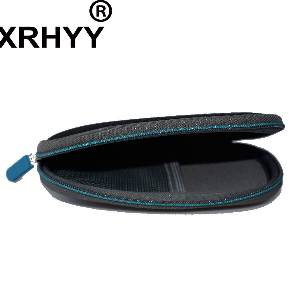 XRHYY Zipper Carry Case Storage Cover Bag Pouch For Bose QC20 QC 20 QC20i QC 20i QuietComfort 20 Headphones -Black