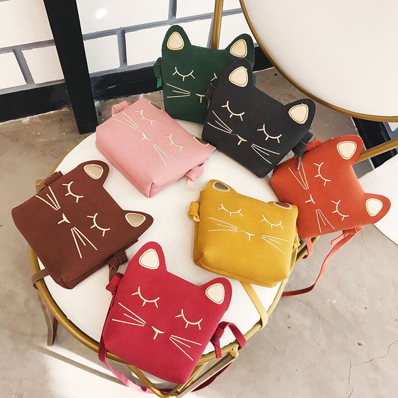 Mini Münze Tasche Nette Kinder Kinder Mädchen Prinzessin Wildleder PU Leder Kleine Haspe Geldbörsen Umhängetaschen Geldbörse Tasche