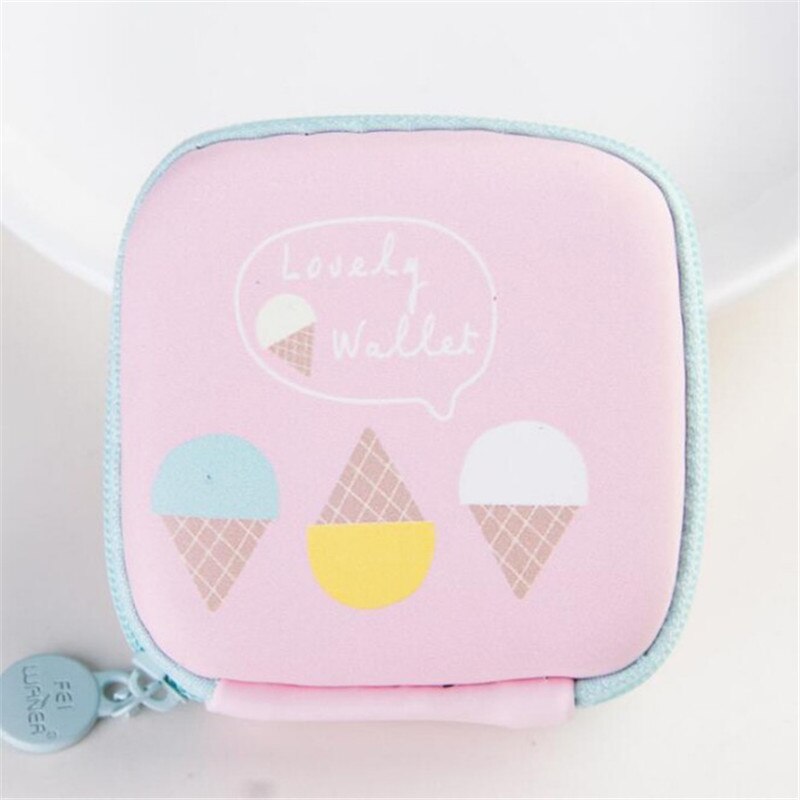 Cartoon Women Coin Purse Small Wallet Cute mini Bag Kids Female Change Purse Mini Zipper Coin Key Line Pouch: 4