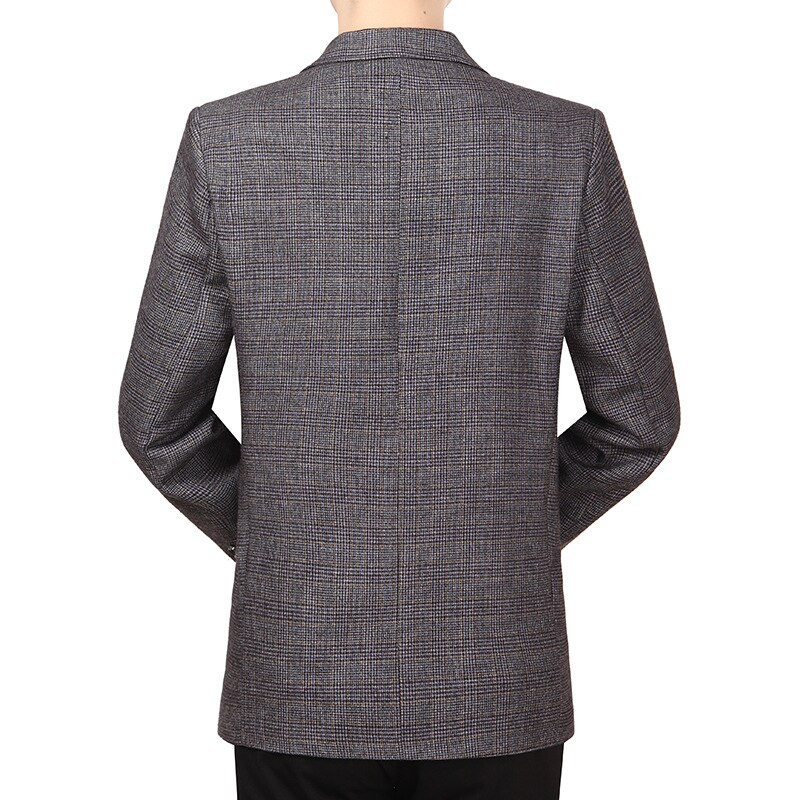 Printemps Automne Luxe Costume Veste Hommes Blazer En Coton Costume D'affaires Mâle Blazers Couche De Finition De Mariage Directe