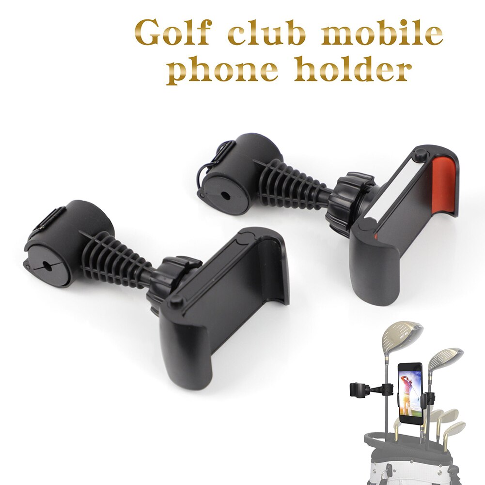 360 Rotating Golf Swing Training Recording Aids Cellphone Clip Mount Holder Easy to Operate Golf Accessories Training Aids