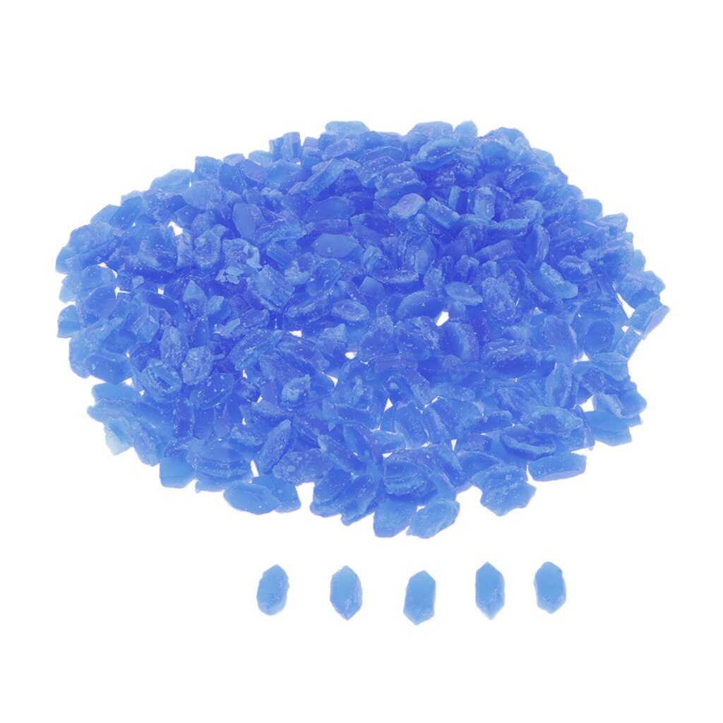 Bougies en cire à granulés 100g | Bougies à la cire pour la fabrication soi-même de bougies à plante naturelle: Blue