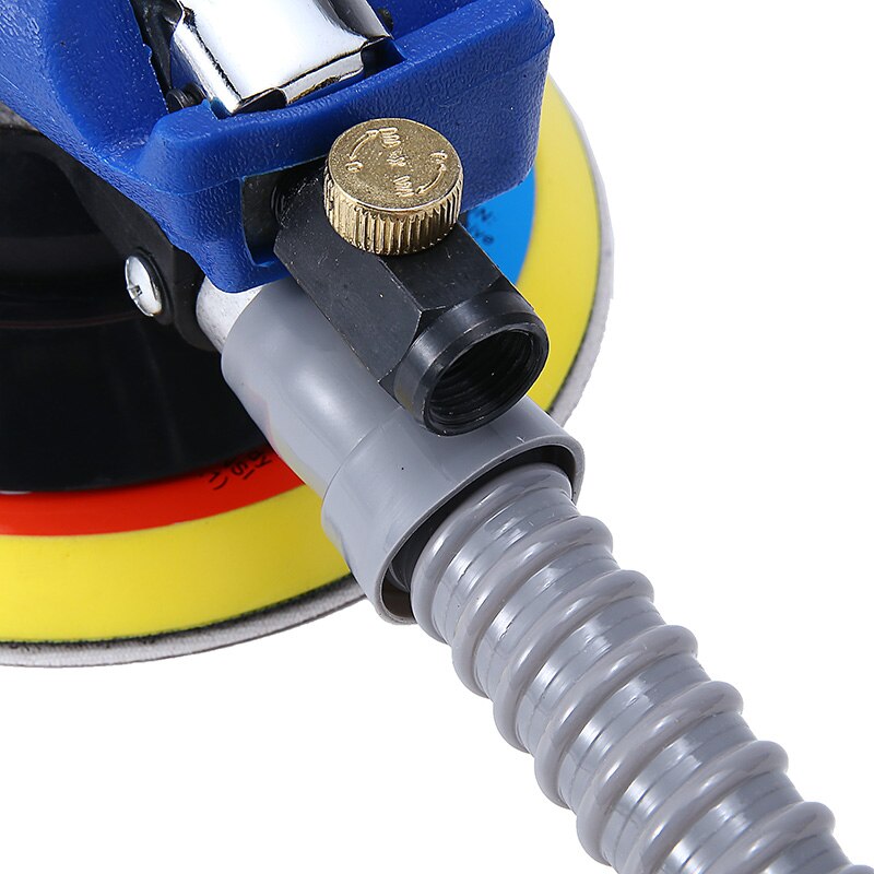 6" Air Sanding Machine with 5 Sandpaper Disc 6 Inches Air Sander Vacuum 150mm Pneumatic Sander Pneumatic Tools