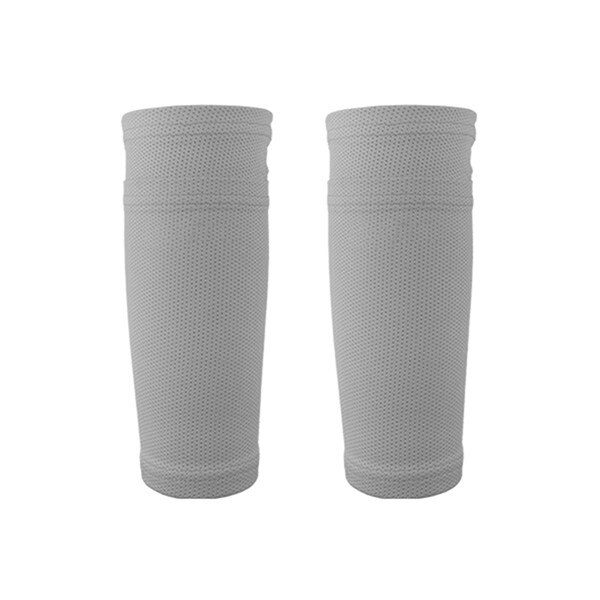 1 Pair Sport Football Soccer Lower Leg Warmers Protection Sleeve Cover Legwarmers Children Anti-sweat Breathable Legging: Gray / L