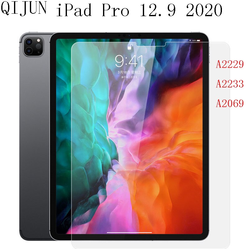 Para iPad Air Pro Mini 1 2 3 4 5 6 7 8 9 11 12.9 Anti-Scratch Protetor de Tela de Vidro Temperado Para O iPad 9.7 10.2 10.5 Pro 11 12.9: iPad Pro 12.9 2020