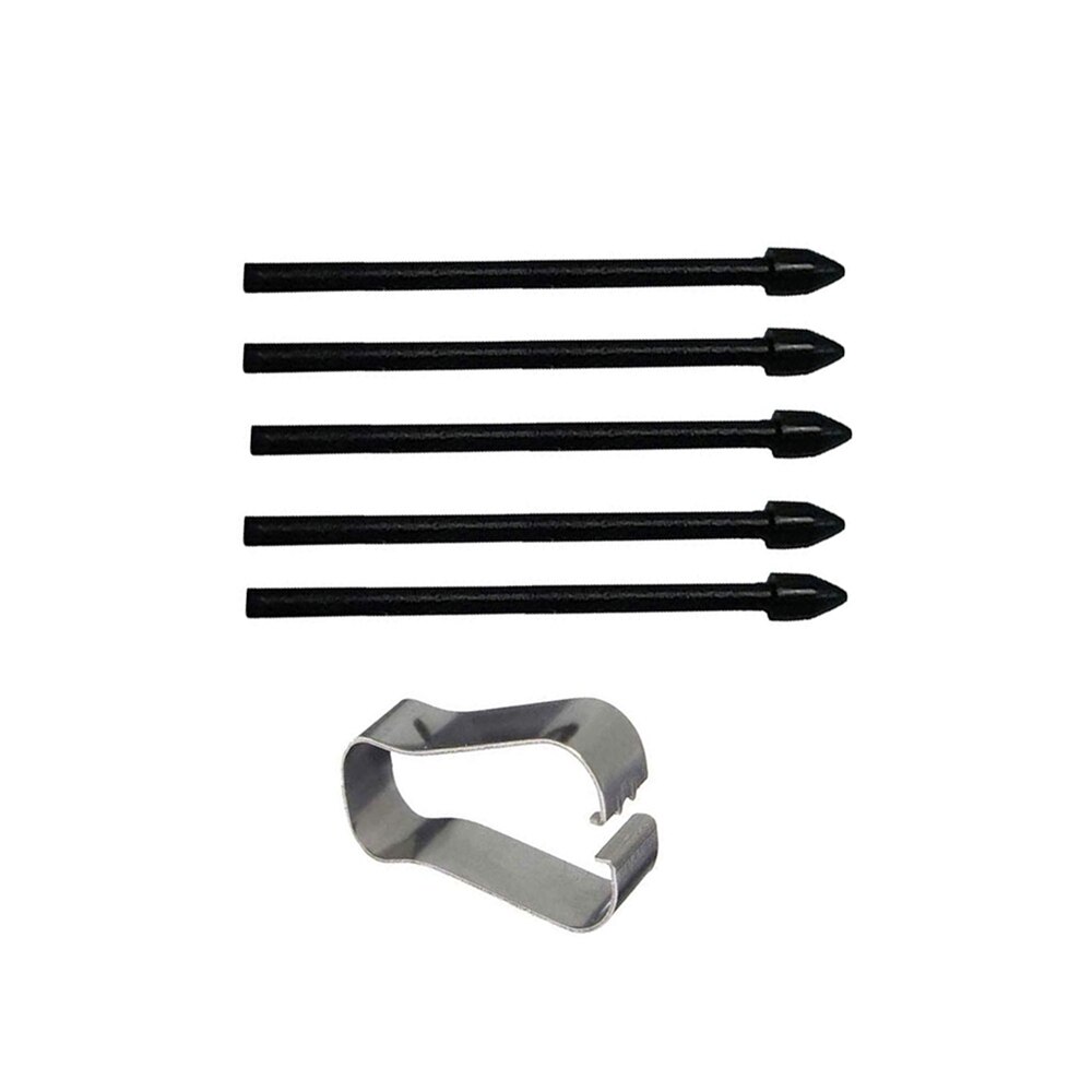 Refill Vervanging Tool Set Geschikt Voor Samsung Note3 4 5 Vervanging Nib Voor S Pen Zwart En Wit Kleuren Optionele: Black