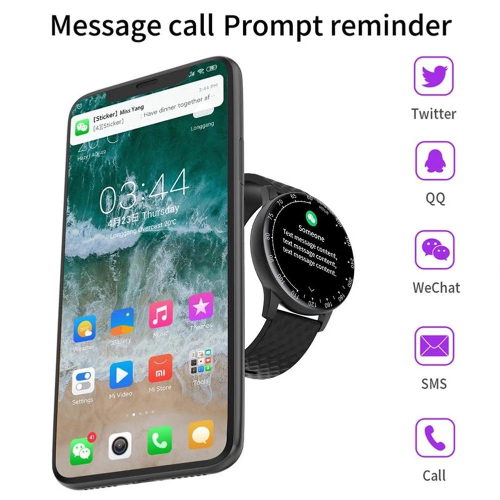 H30 Intelligent Watch Ip68 Waterproof Full Touch-screen Diy Dial Fitness Outdoor Sports Wristwatch Compatible For Android Ios