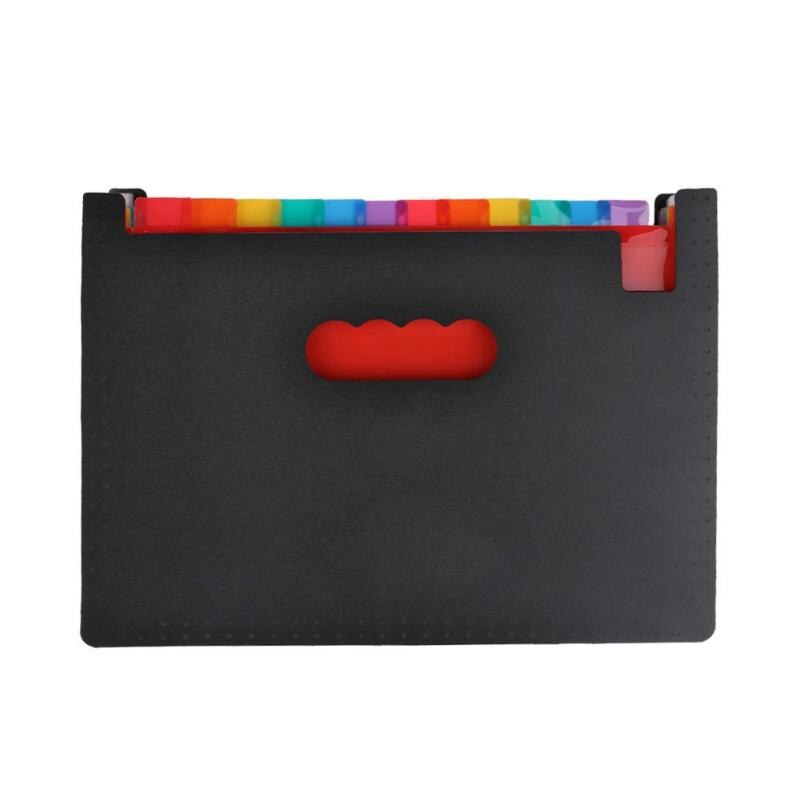 24 Pockets Expanding File Folder A4 Organizer Portable Business File Office Supplies Document Holder Carpeta Archivador: 12 without Cover