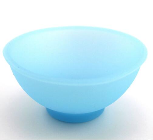 Silicone Mini Bowl Silicone Bowl Baby Solid Food Bowl Kitchen Seasoning Bowl Mask Dishes Children's Products: Sky Blue