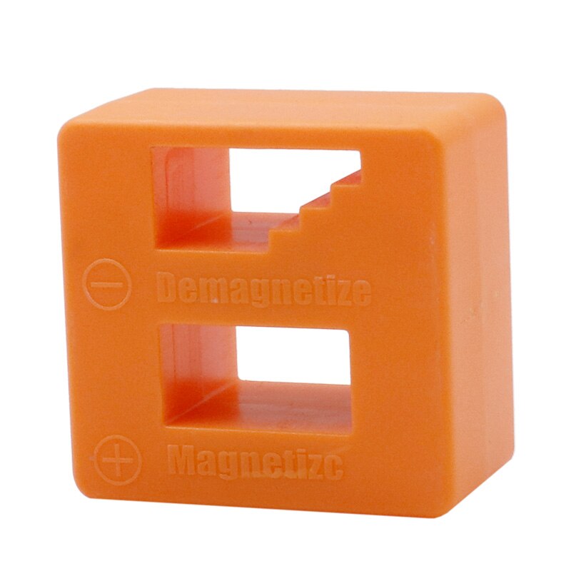 Tehokas ruuvimeisseli ja magneettinen laite kaksikäyttöinen degausser mini eräruuvi nopea magnetointikone depomokone: Oranssi