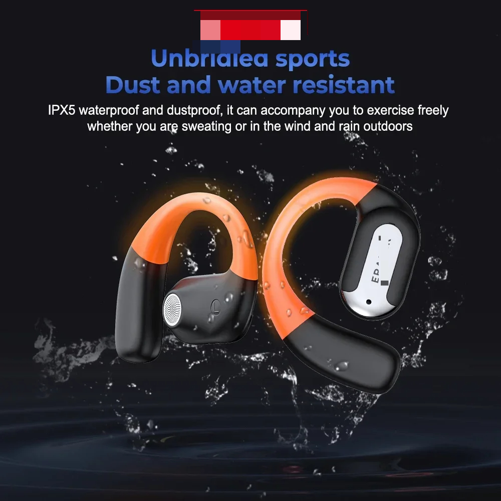 Erazer  xf32 bluetooth  v5.4 -kuulokkeet tekoälykääntäjä nappikuulokkeet tehokas basso korvanapit urheilu langattomat kuulokkeet koukut mikrofoni avoimet korvakuulokkeet