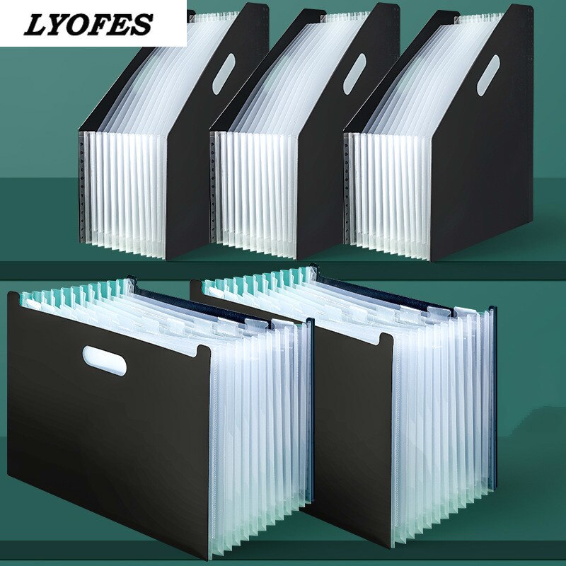 Desk File Folder Document Paper Organizer Storage Holder Multilayer Expanding Box School Office Stationery