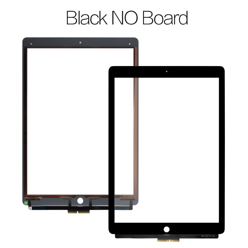 Touch Screen Voor Ipad Pro 12.9 1st Digirtizer Sensor Glas Panel Touchscreen Voor Ipad Pro 12.9 Digirtizer Vervangende Onderdelen: Black no Button