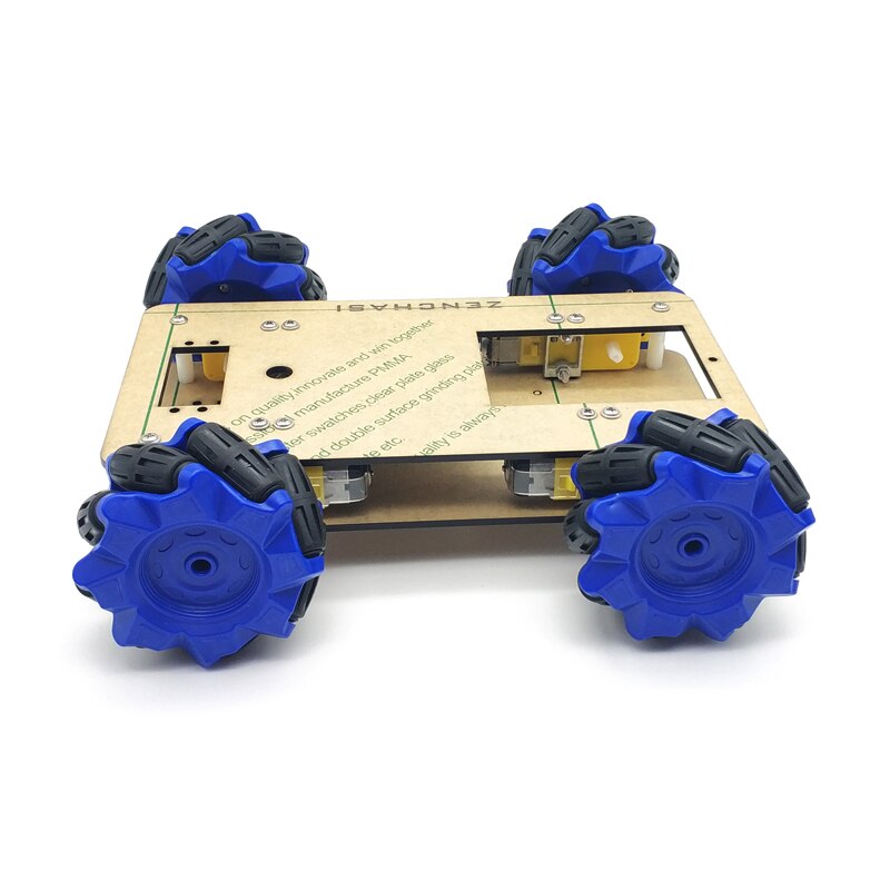 Goedkoopste Mecanum Wiel Omni-Directionele Robot Car Chassis Kit Met 4 Stuks Tt Motor Voor Arduino Raspberry Pi Diy speelgoed Delen