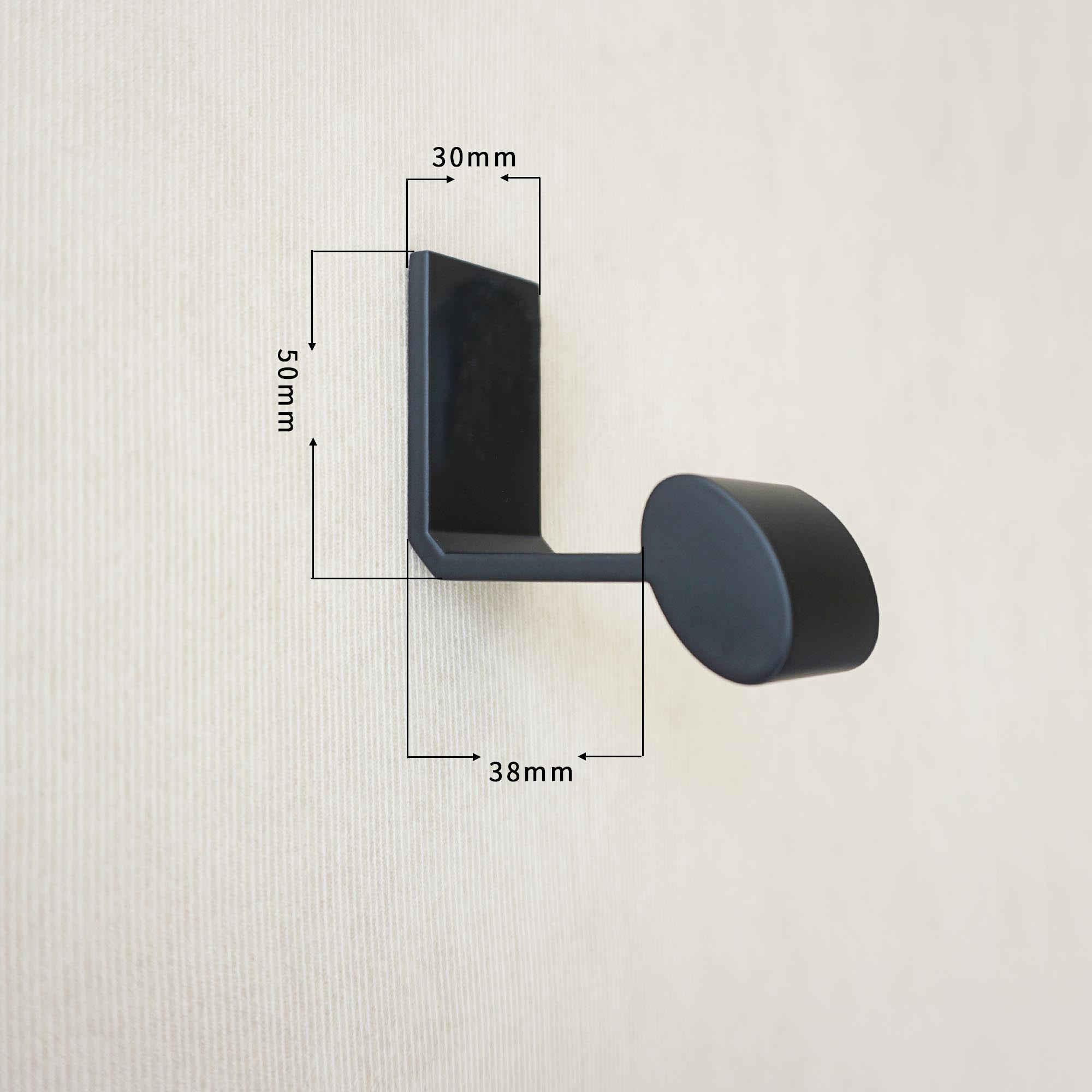 Moderne enkel krog sort dekorativ vægbeklædning taske nøgler kroge hat bøjler slips kroge zink legering krog
