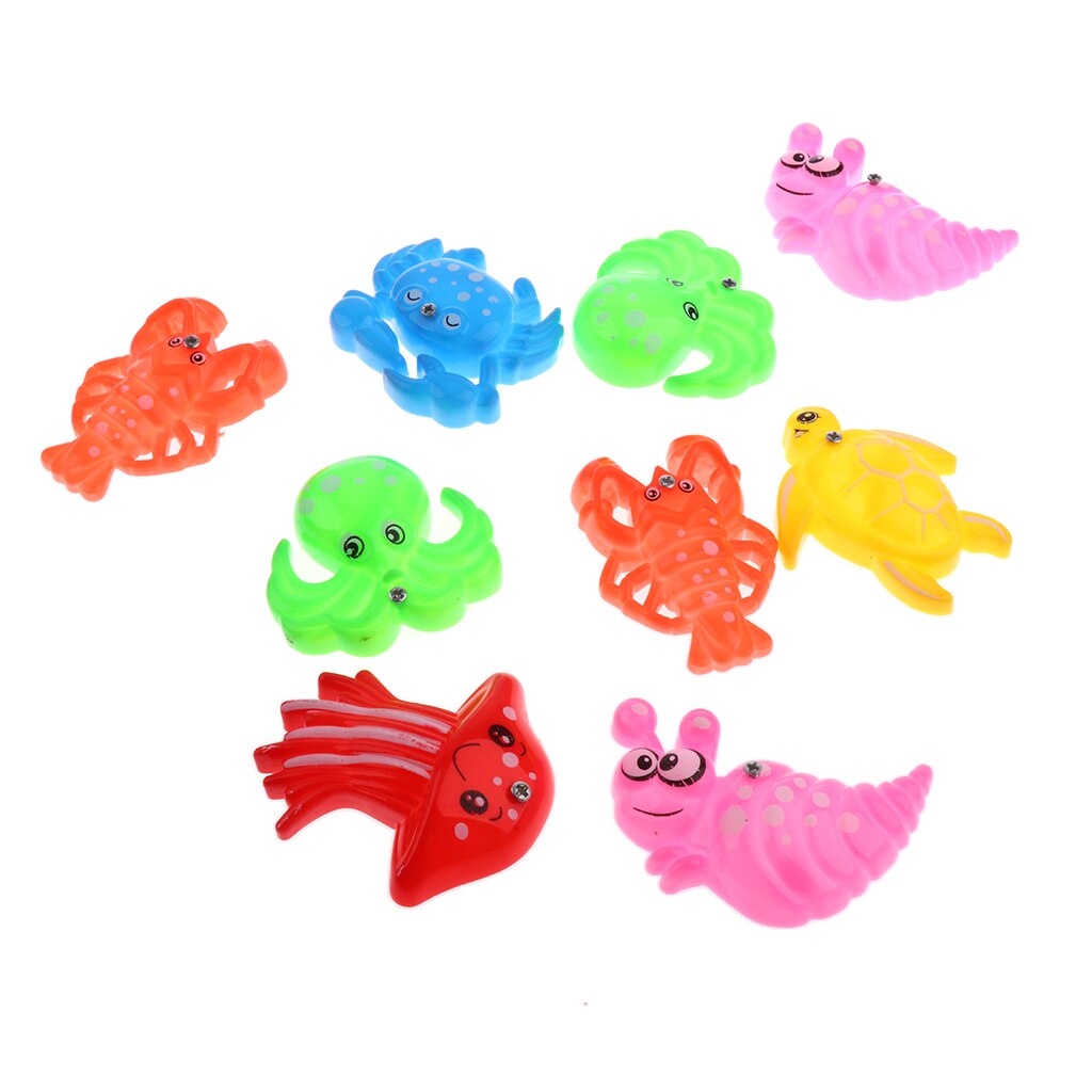 per bambini Giocattoli Da Bagno Da Pesca Giochi per Bambini con 12 Galleggiante Pesci e 1 Canna Da Pesca