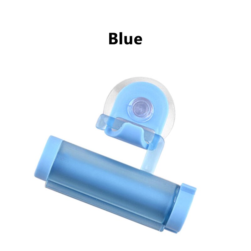 Plastic Durable Toothpaste Squeezer Bathroom Gadget Rolling Multipurpose Cartoon Heart Shape Useful Squeezers Bathroom Supplies: Blue