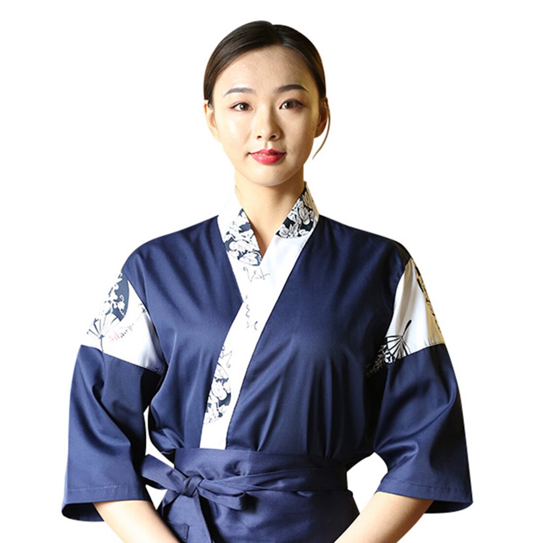 Cheft Uniform Japanese Chef Workwear Breathable Restaurant Uniform Unisex Sushi Costume Cook Bakery Cafe Work Wear: style1 / XL