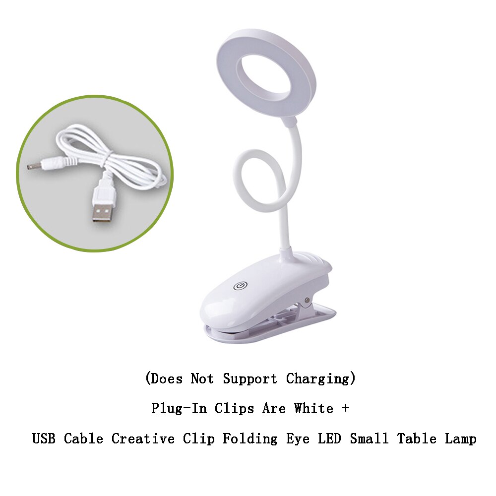 Clip Wireless Table Lamp Study 3 Modes Touch 2500mAh Rechargeable LED Reading Desk Lamp 7000K USB Table Light Flexo Lamps Table