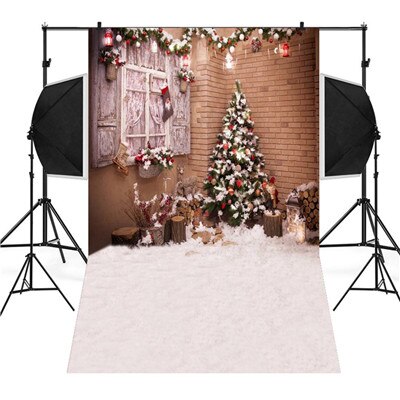 Christmas Backdrops Snow Vinyl 3x5FT Background Photography Studio Photo Studio Foldable Photography Backdrop: Multicolor2