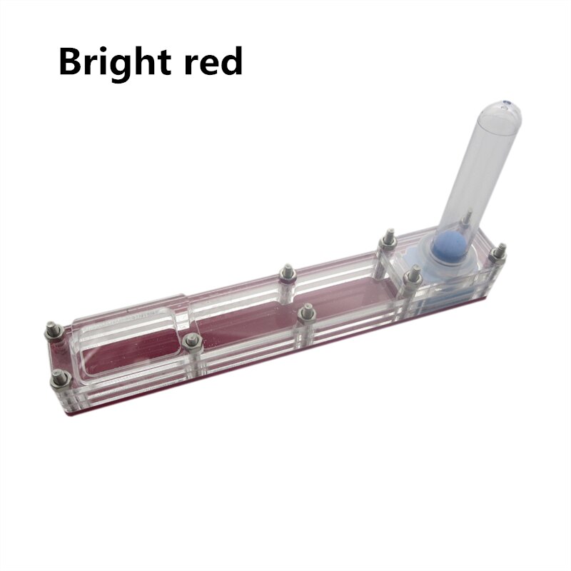 Small ant farm with Active Zone Water pipes provide humidity Suitable for the queen of ants 14*2.2*1.6cm: Bright red
