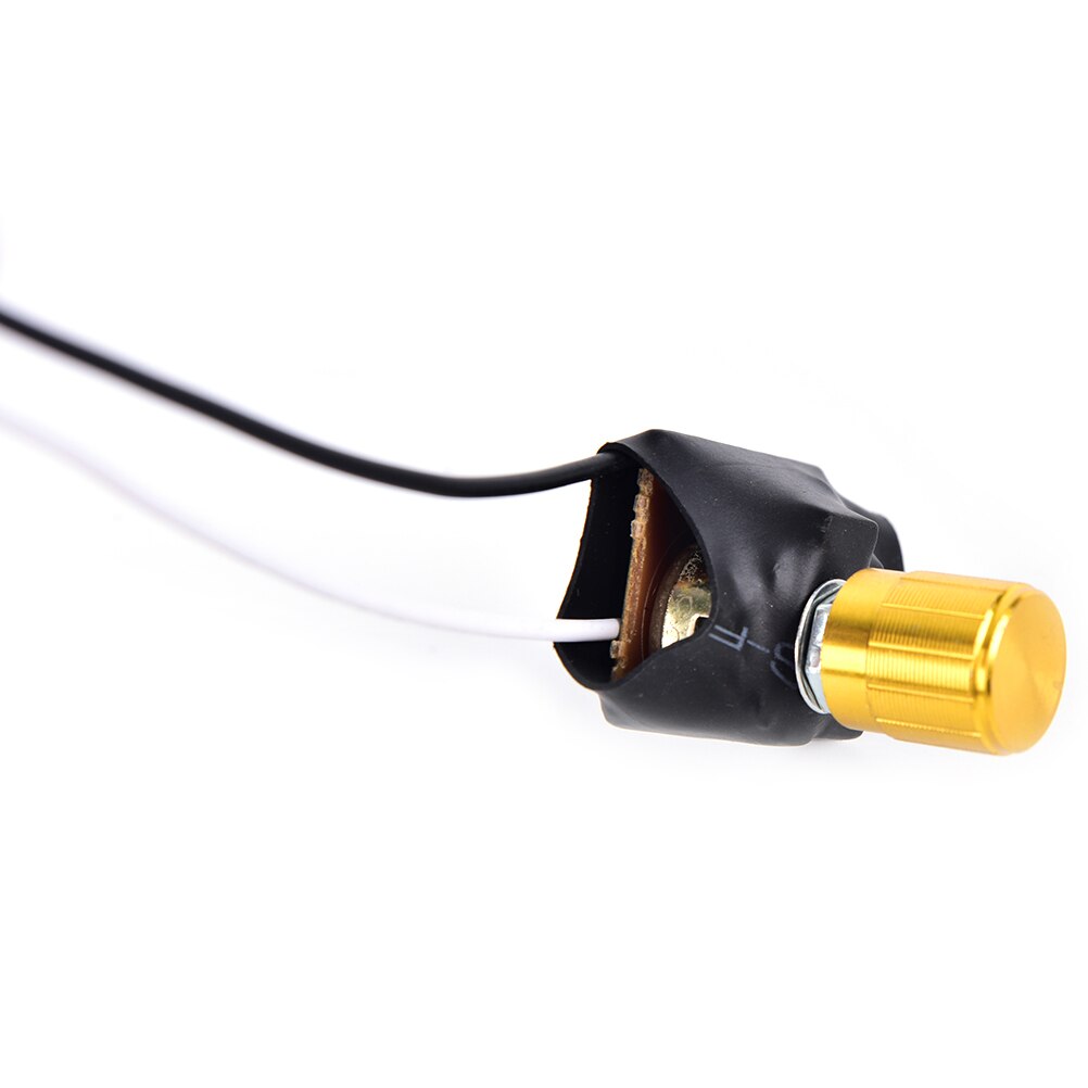 2 vías 220V 1A/3A dorado/plateado lámpara de mesa rango completo regulador interruptor giratorio de