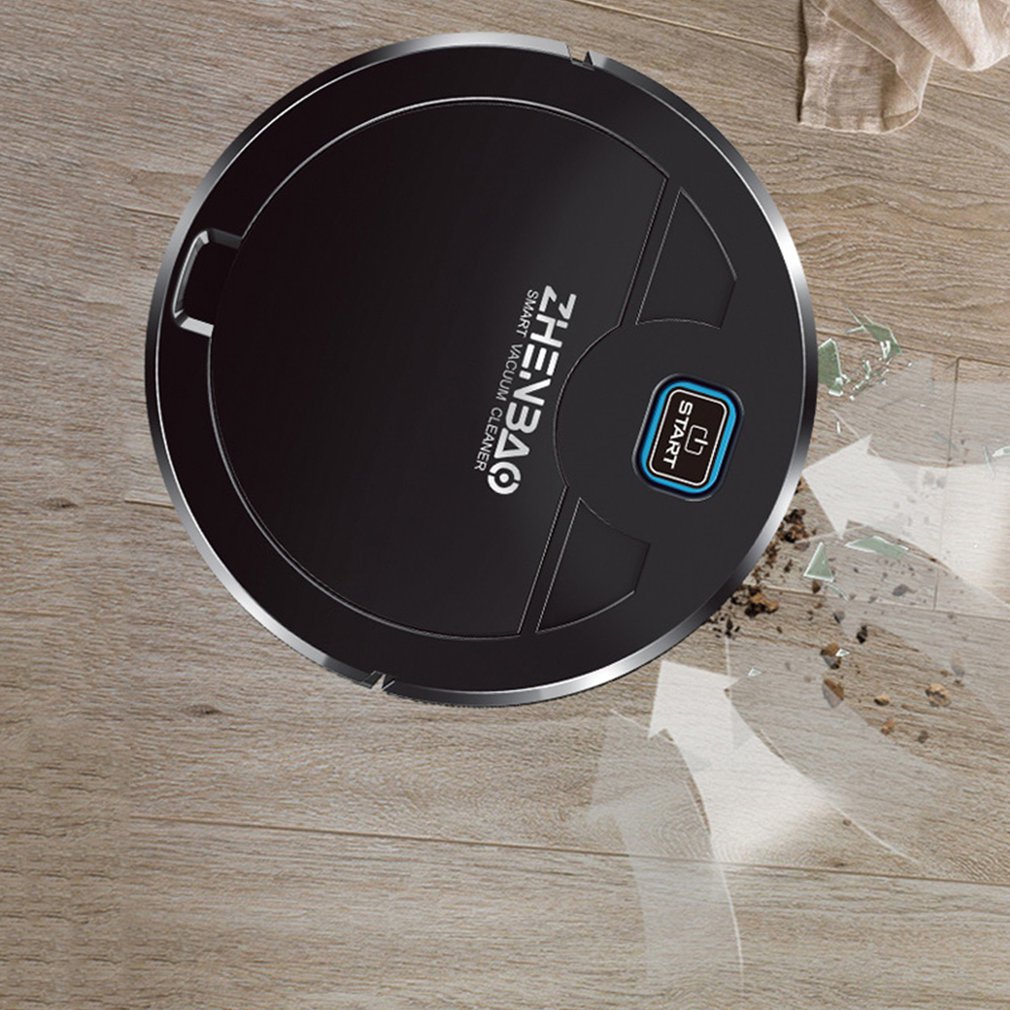 Robot Vacuum - Multiple Cleaning Modes Vacuum Best For Pet Hairs Hard Floor &amp; Medium Carpet Lazy Sweeper Vacuum Cleaner