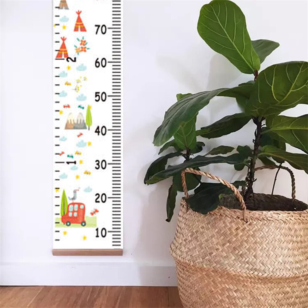 1 st nordiska barn höjd linjal hängande duk tillväxt diagram höjdmätning väggdekor för barnrum väggdekor