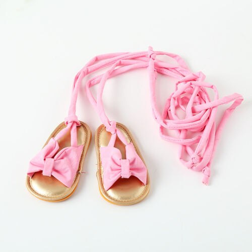 Boiiwant Fashion Baby Kid Girls Princess Strap sandali scarpe Big Bowknot Toddler Baby Girl Beach PU sandali piatti zoccoli carini