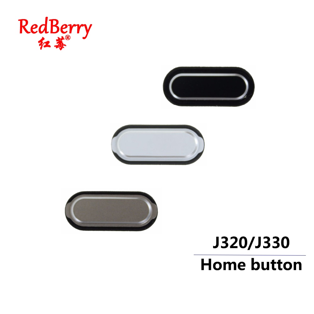 Zwart/Wit/Gouden J330 Home Button Return Key Voor Samsung Galaxy J3 J320 J320F Vervangende Onderdelen