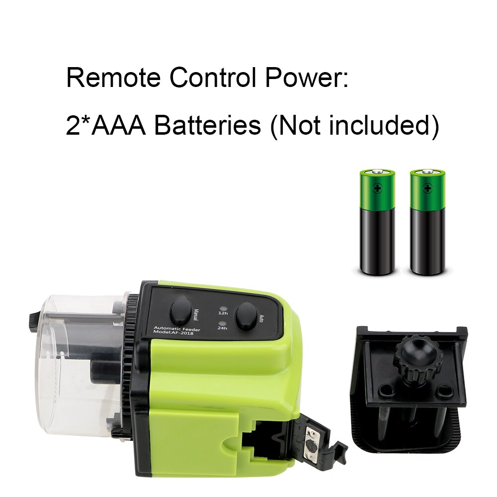 ITIMO Digital Display Fish Feeder Automatic Fish Feeder Timer Feeder Tools Fish Tank Aquarium Food Feeding Dispenser Tool