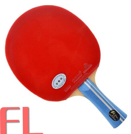 Palio 2- stjernet ekspert bordtennis ketcher bordtennis gummi ping pong gummi raquete de ping pong: Fl langt håndtag