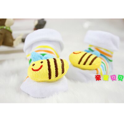 Lot de 3 paires de chaussettes en coton pour bébés filles et garçons, 25 modèles: C