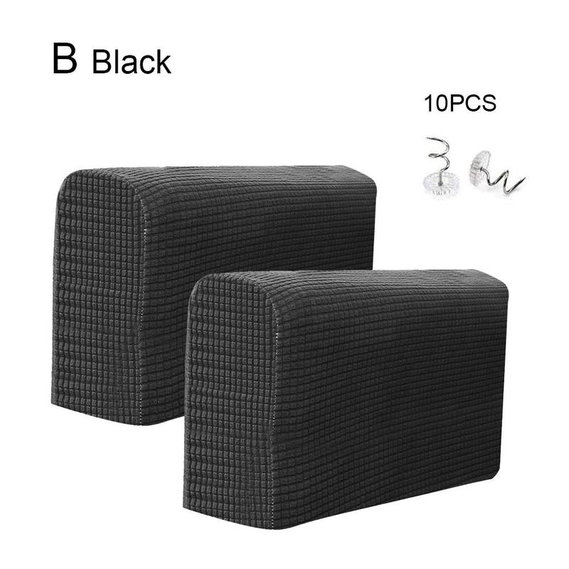 Afneembare En Wasbaar Bank Armsteun Elastische Beschermende Armsteun Armsteun Cover Sofa Polar Cover Cover Elastische Fleece C2h2