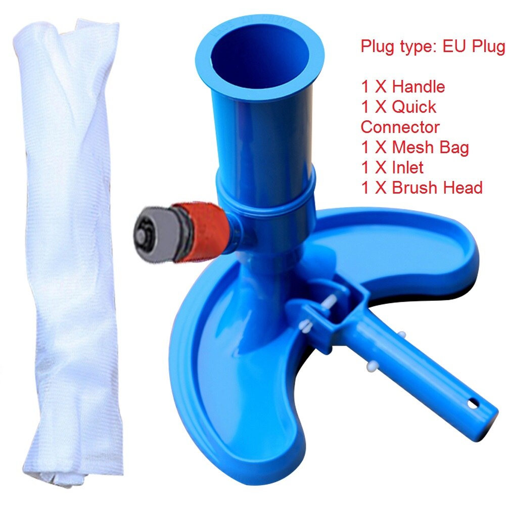 Pool Cleaning Kit Swimming Pool Maintenance Tool Suction Head Cleaning Net Kit Durable Cleaning Tool Accessories: C