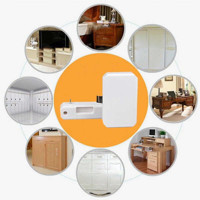 Electronic Invisible Cabinet Lock Hidden DIY RFID Lock With USB Cable For Wooden Cabinet Drawer File Locker Cupboard Lock