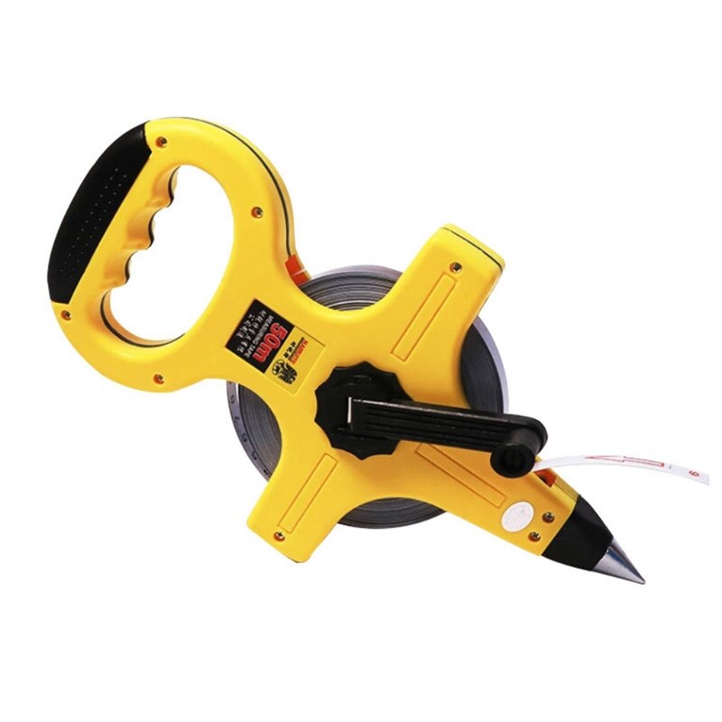 Measuring Tape Tape Measure Plastic Yellow With Ergonomic Handle Metric Clear Scale Measuring Tool 30/50 Meters