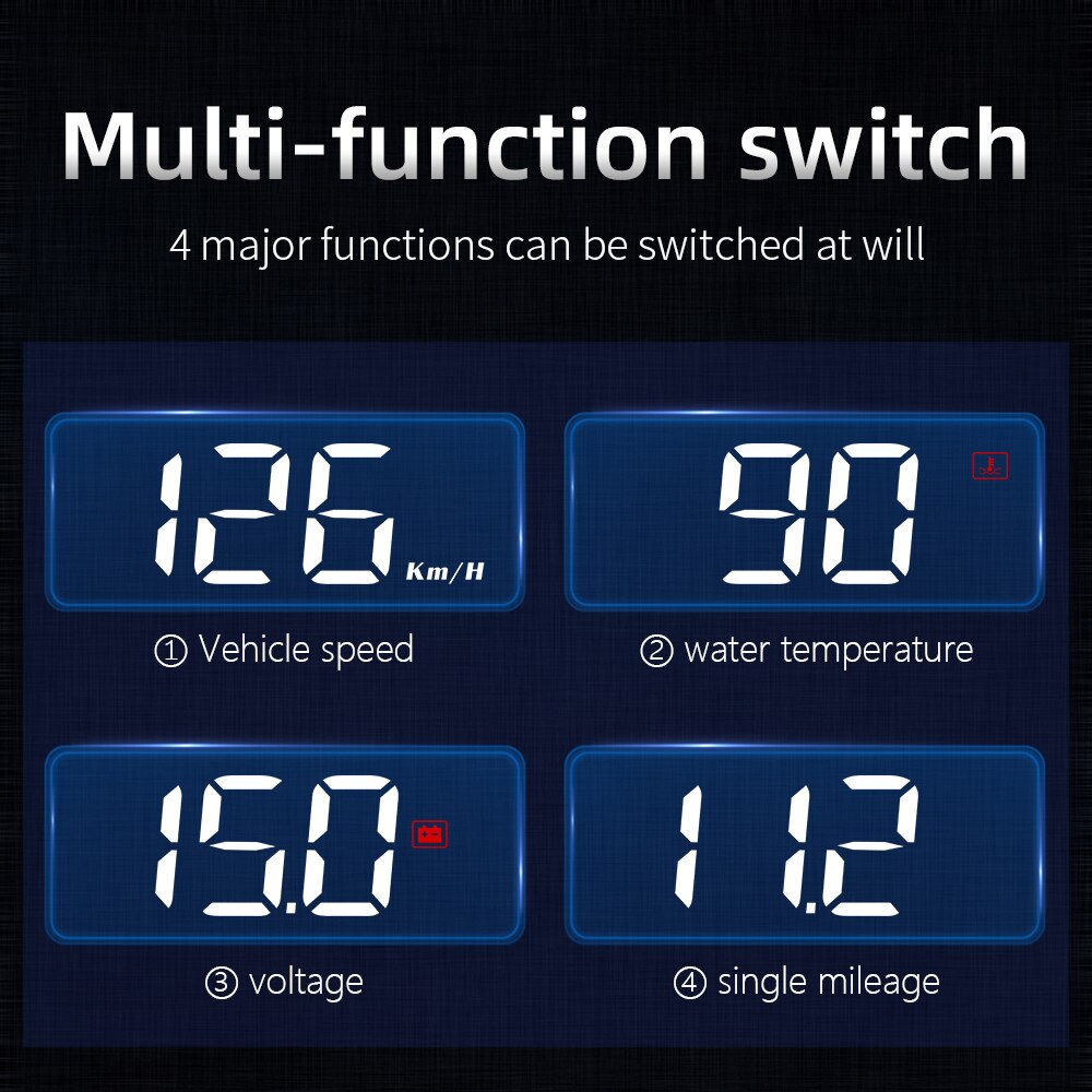 M3 HUD Head up display For Tesla Model 3 With Speed Voltage Projection Turning Light Gear Projector Door Remind