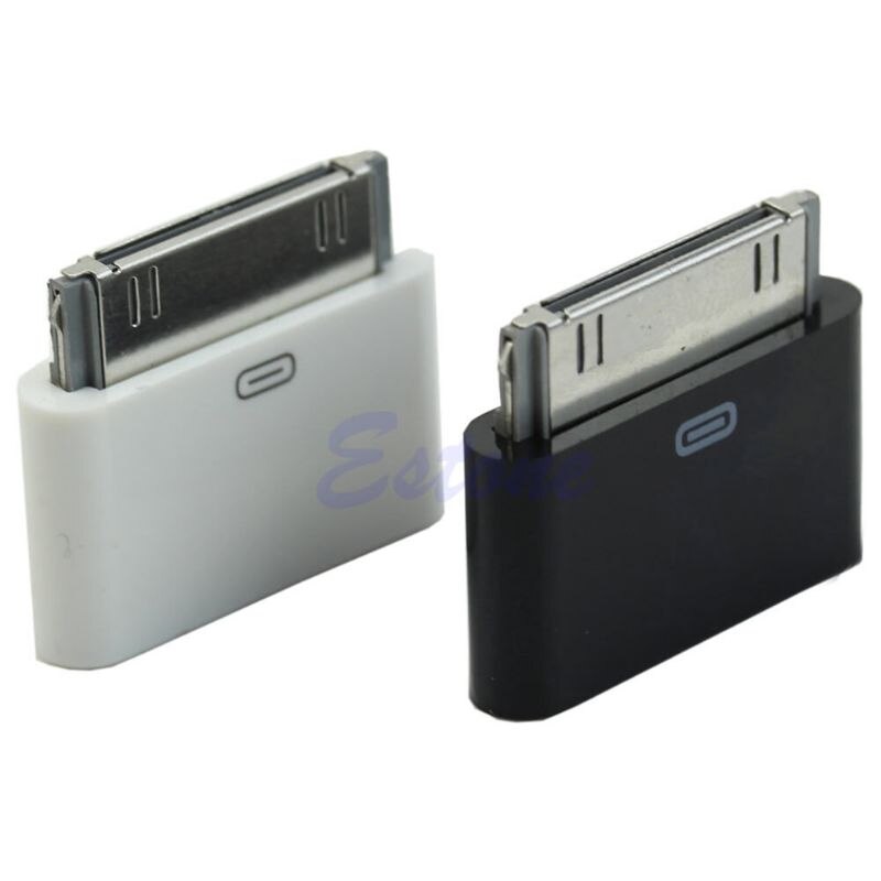Adaptador convertidor de carga de datos para iPhone 4 4S, convertidor de datos hembra a macho de 30 Pines, 1 unidad