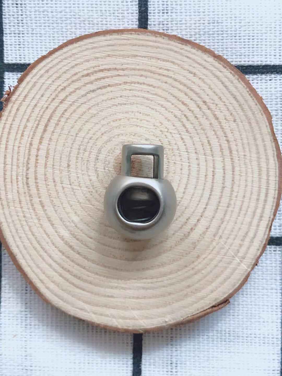 10Pc US Stock Spring Loaded Toggle Elastic Drawstring Rope Cord Locks Luggage Lanyard Clip Ends Stopper Sliding Fastener Buttons: 1