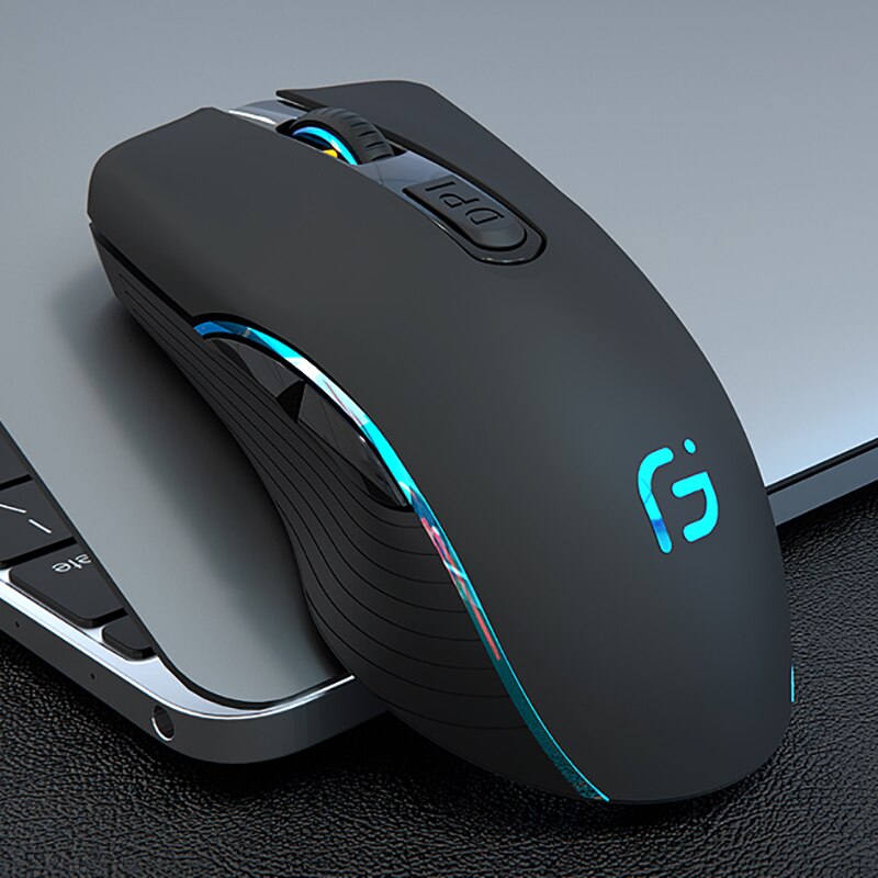 Wireless Mouse Bluetooth 4.0 +2.4Ghz Rechargeable Mouse Dual Mode Mouse 2400DPI Optical Gaming Mouse Gamer Mice for PC Laptop