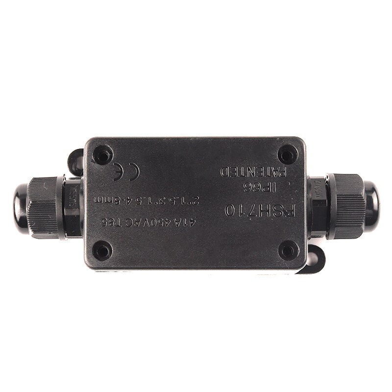 2/3 Pin IP66 Outdoor Waterproof Cable Connector 41A/450V Junction Box With Terminal Wire Connection