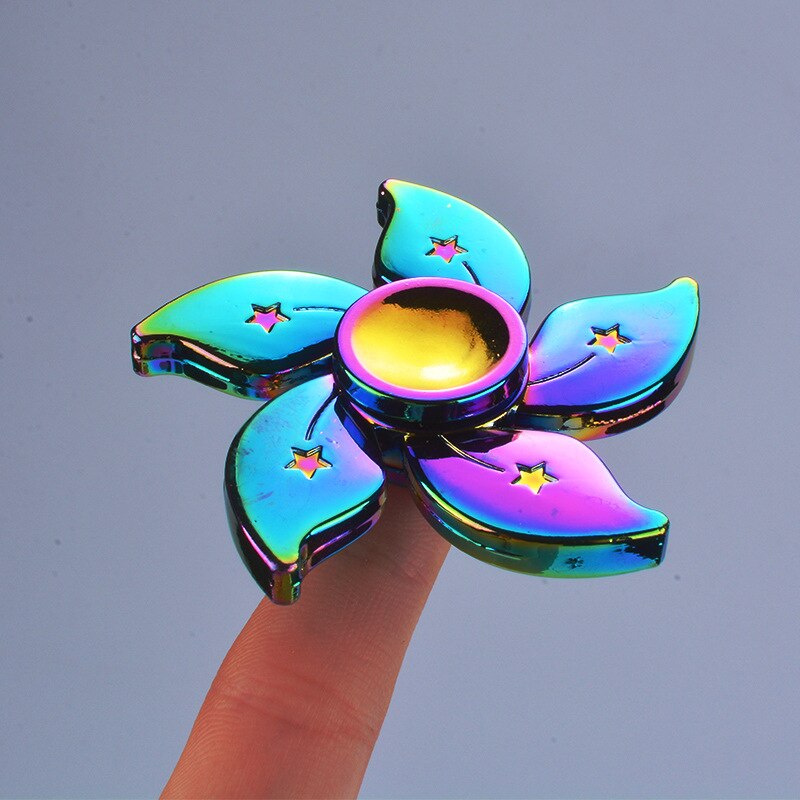 Halloween Rainbow Rainbow Bauhinia Flower Star Fidget Spinner Hand Spinner For Focus Reduce Autism ADHD Stress Toys: XC-Bauhinia