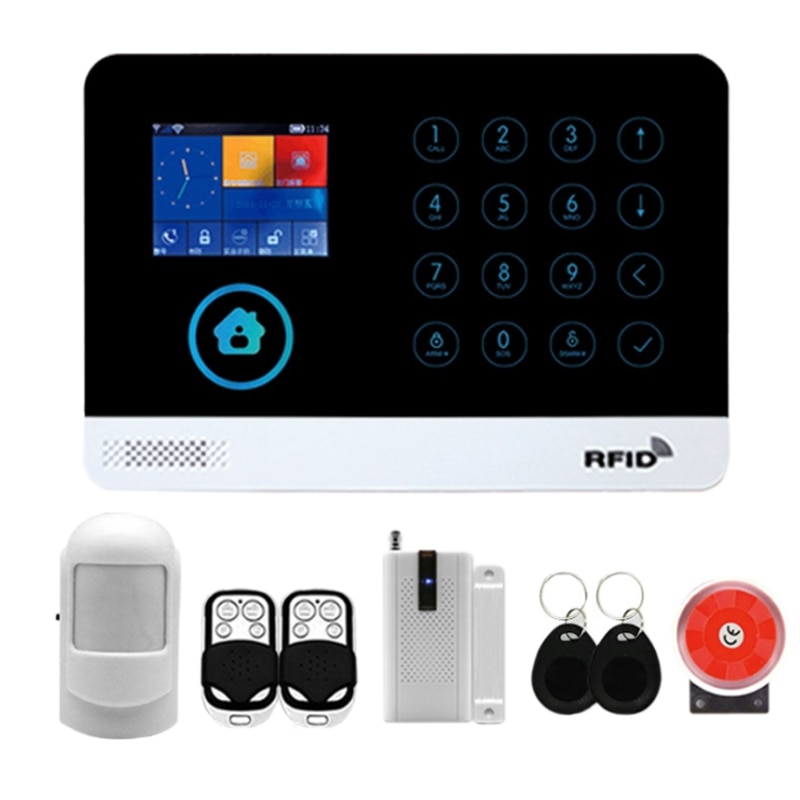 Gsm+Wifi Wireless Alarm System Anti-Theft Alarm Home Anti-Theft Alarm Security Alarm Eu Plug: Default Title