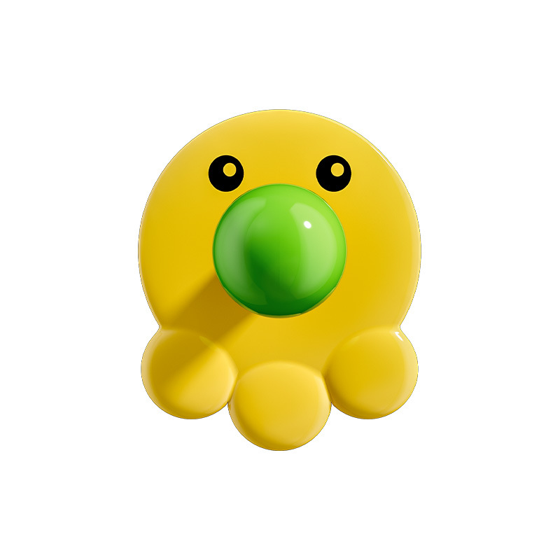 Octopus towel Hook Bathroom Kitchen Hooks Cartoon Animal Toilet Hanging Towel Clothes Hat Adhesive Hook Door Hanging Cloth Rack