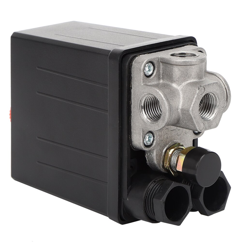 AC 220V Air Valve Four-Way Valve Pressure Regulator Mechanical Accessory Pneumatic Tools for Air Compressor