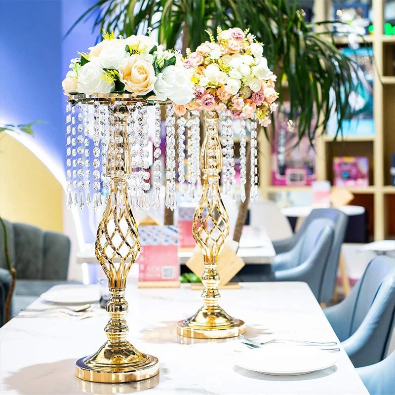 Mesas de comedor creativas, jarrones, decoración para lugar de boda, vasos de flores, bares, restaurantes, salas de estar, estantes de flores de hierro, adornos