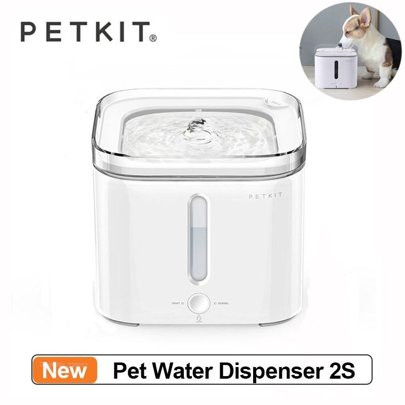 Petkit slimme waterdispenser voor 2s kittens, puppy's, katten, waterfontein, slimme drinkautomaat voor huisdieren