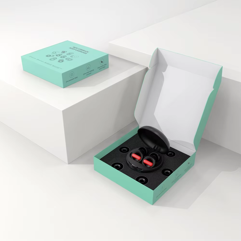 Sound Insulation Noise Prevention Earplug Noise Reduction Sleep Products Deep Sleep Swimming Ear Plug Loop Shape Silent Earplugs