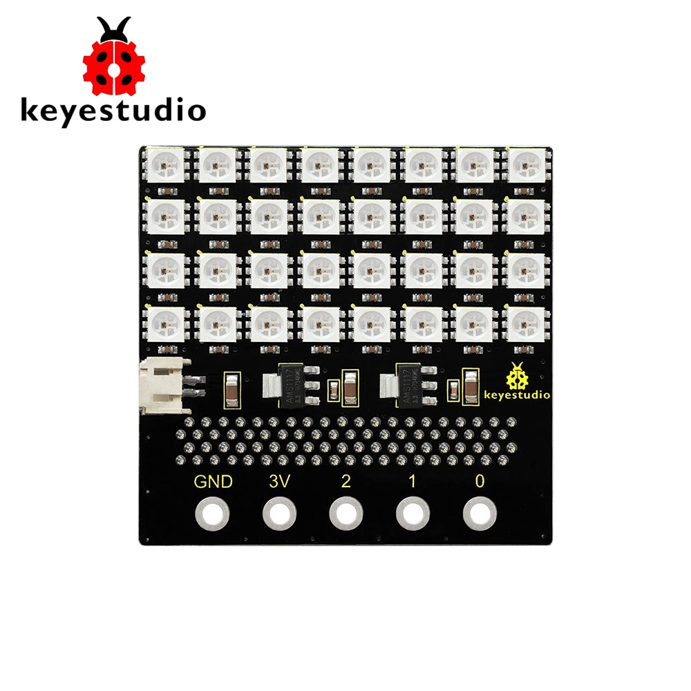 Keyestudio microbit SK6812 4X8 32 Bit LED Dot Matrix Shield For BBC Micro Bit